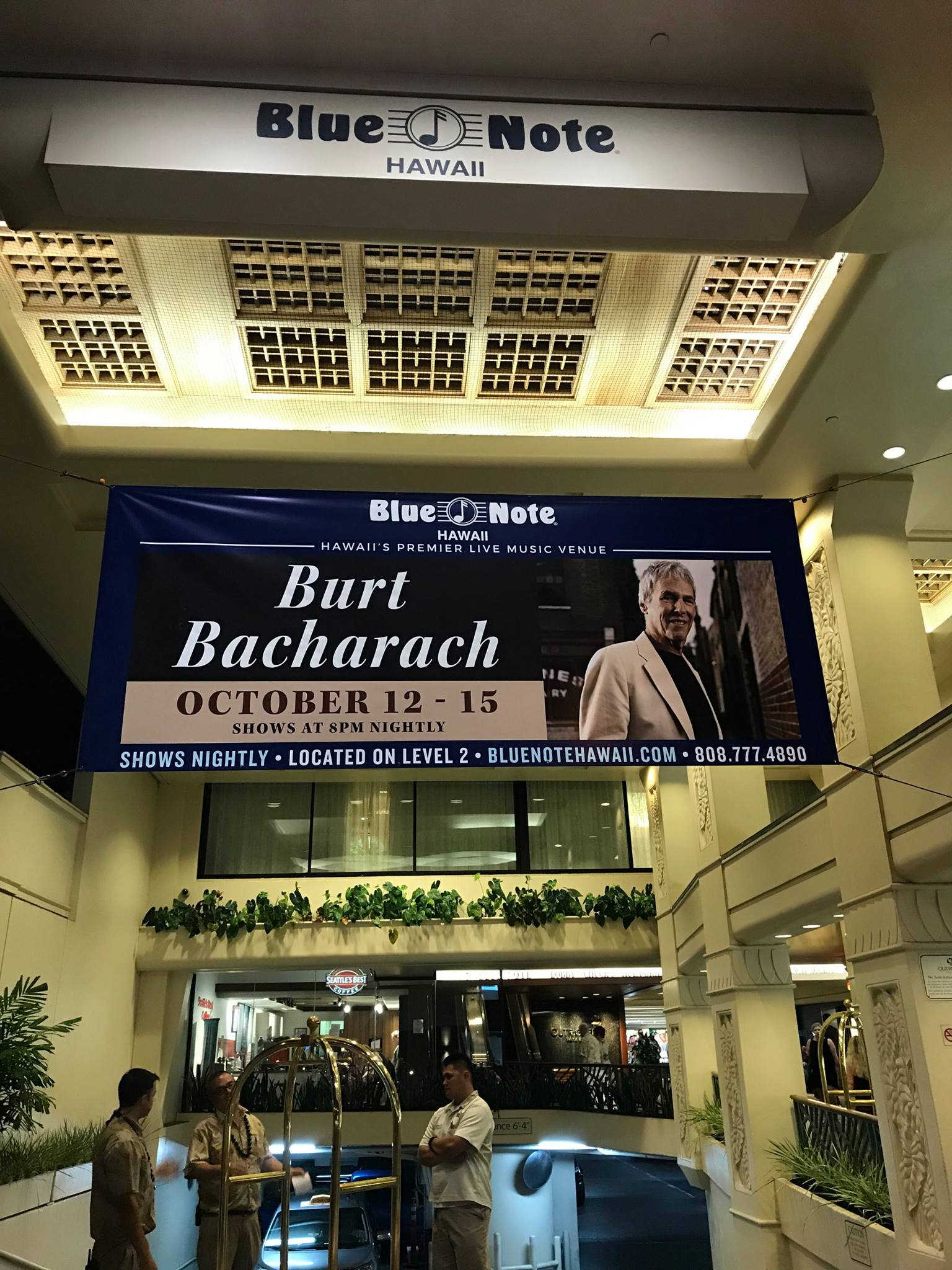 Burt Bacharach　2017.10.14. Blue Note Hawaii