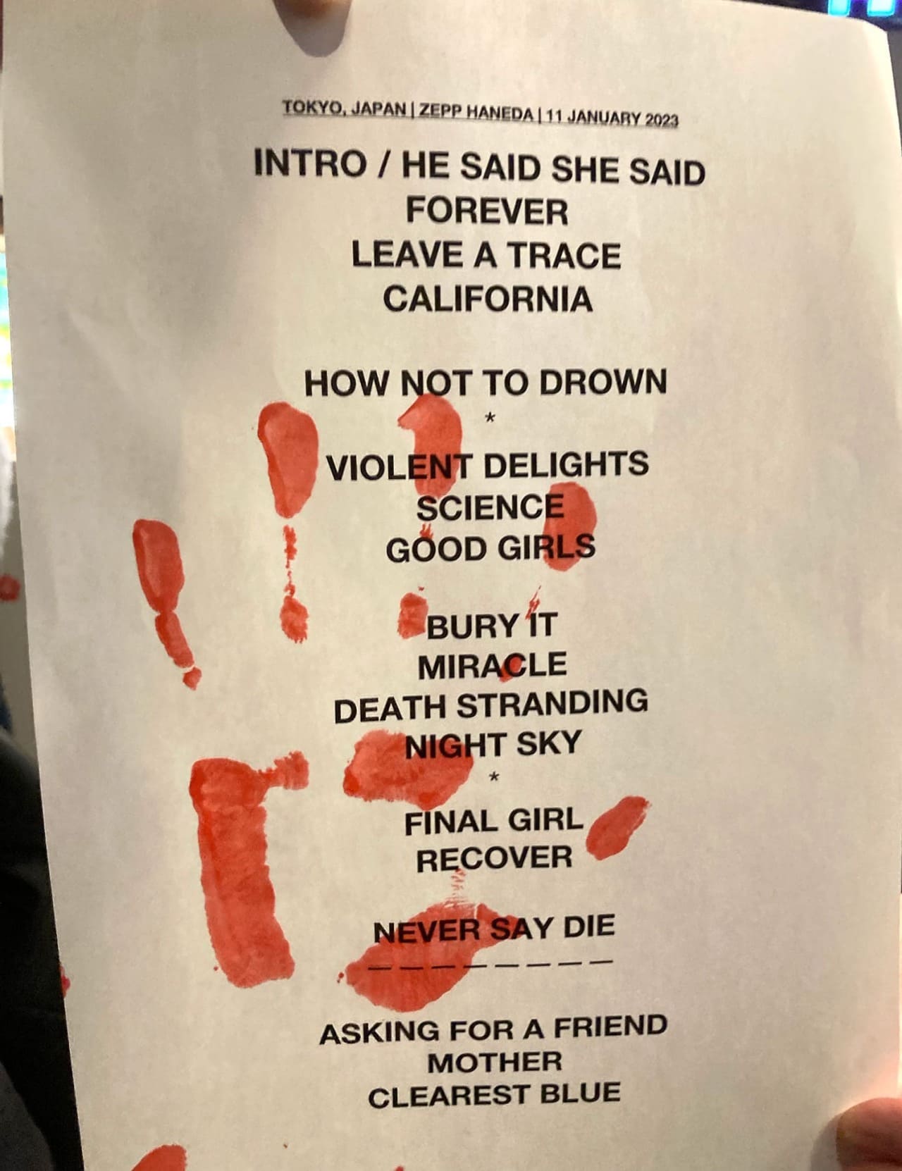 Chvrches　Screen Violence Tour　2023.01.11. Zepp Haneda