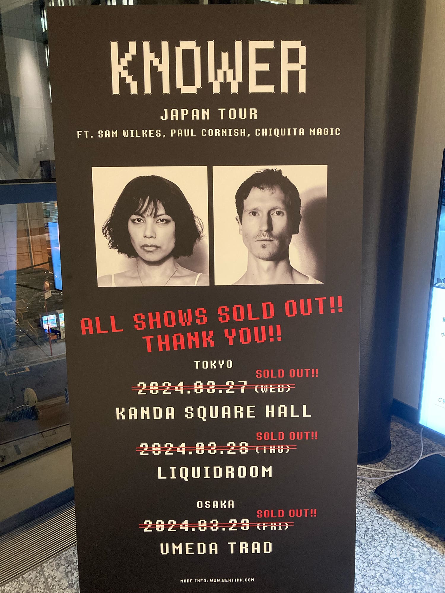 KNOWER KNOWER JAPAN TOUR 2024 2024.03.27. 神田スクエアホール