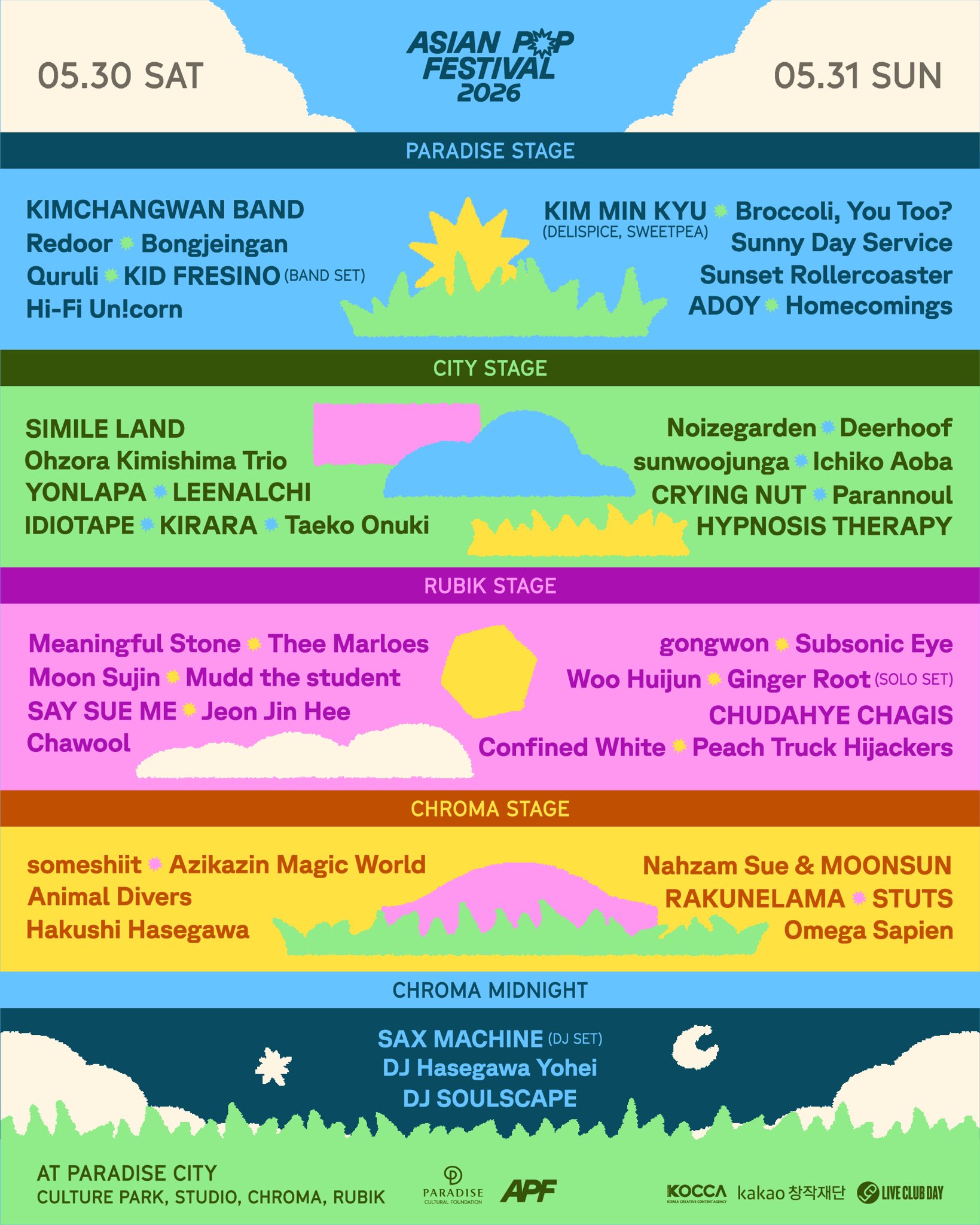 Asian Pop Festival 2026 2026.05.30-31. South Korea – Paradise City